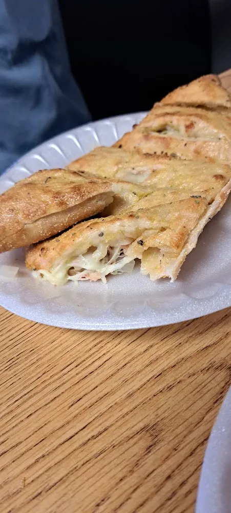 Mushrooms Onion Bacon Calzone