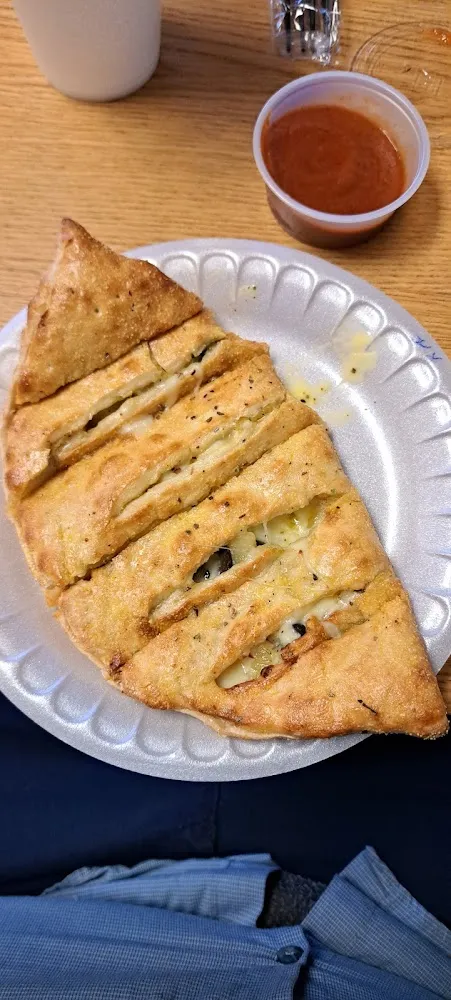 Pineapple Black Olives Ham Calzone